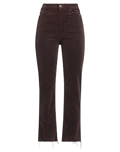 MOTHER Pantalone Testa di moro 93% Cotone, 6% Poliestere, 1% Elastan