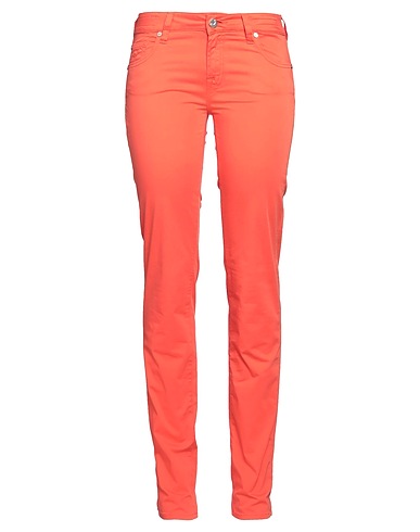 JACOB COHЁN Casual trouser Orange 98% Cotton, 2% Elastane