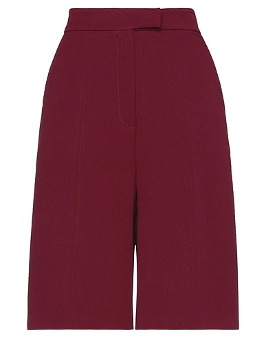 HOPPER Shorts & Bermuda Burgundy 95% Other Fibres, 5% Elastane