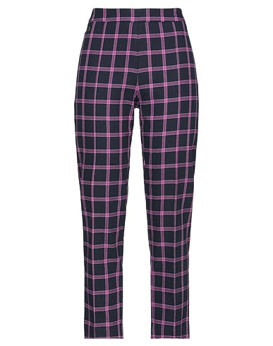 MANILA GRACE Casual trouser Midnight blue 68% Cotton, 24% Polyester, 8% Other Fibres