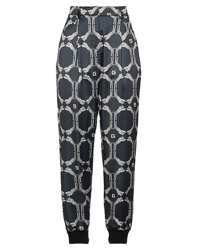 GAëLLE Paris Casual trouser Black 98% Polyester, 2% Elastane