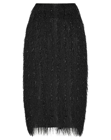 THE ATTICO Midi skirt Black 100% Polyester