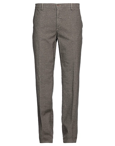 MANUEL RITZ Casual trouser Khaki 98% Cotton, 2% Elastane