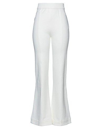 AZ FACTORY Casual trouser White 86% Organic cotton, 14% SeaCell™, Elastane