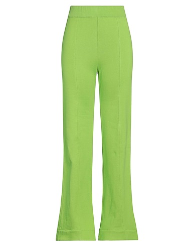 AZ FACTORY Casual trouser Lime green 86% Organic cotton, 14% SeaCell™, Elastane