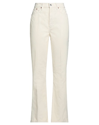 RE/DONE Casual trouser Ivory 100% Cotton