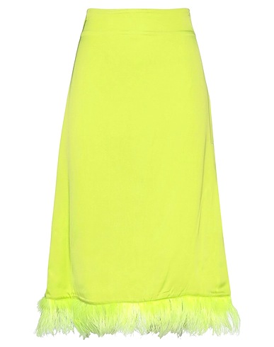 VICOLO Midi skirt Lime green 100% Viscose