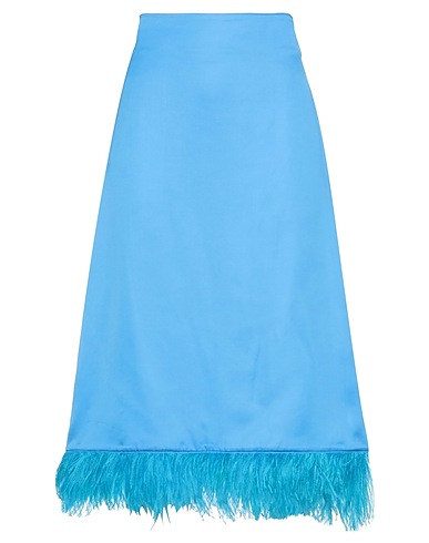 VICOLO Gonna midi Azzurro 100% Viscosa