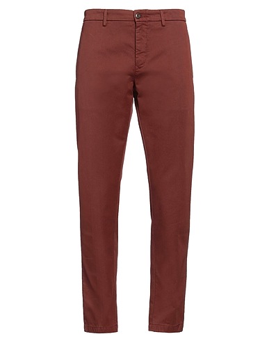 SIVIGLIA WHITE Casual pants Chocolate brown 100% Cotton