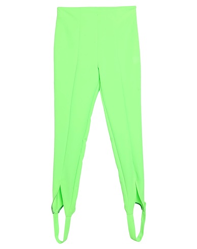 VICOLO Casual pants Lime green 88% Polyester, 12% Elastane