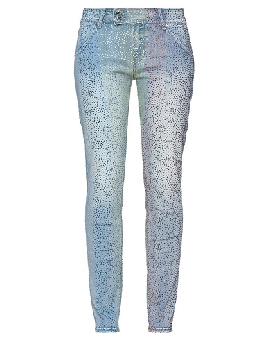 MET JEANS Denim trousers Blue 90% Cotton, 8% Polyester, 2% Elastane