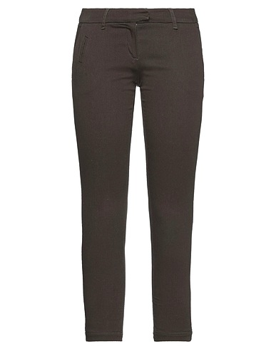ALYSI Pantalone Verde scuro 97% Cotone, 3% Elastan