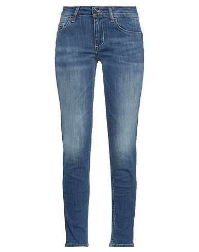 LIU •JO Denim trousers Blue 98% Cotton, 2% Elastane
