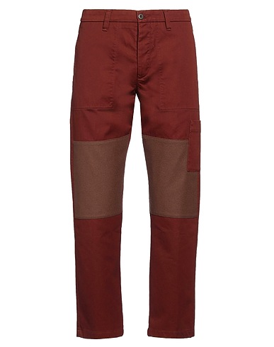 SIVIGLIA WHITE Casual trouser Chocolate brown 100% Cotton, Wool, Polyamide