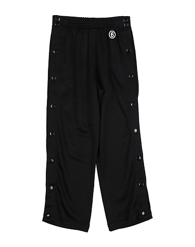 MM6 MAISON MARGIELA パンツ ブラック レーヨン 93% / ポリウレタン 7%