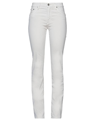 JACOB COHЁN Casual trouser Light grey 96% Cotton, 4% Lycra®