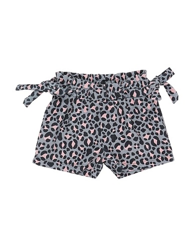 MEILISA BAI Shorts & Bermuda Grey 90% Polyester, 8% Polyamide, 2% Elastane