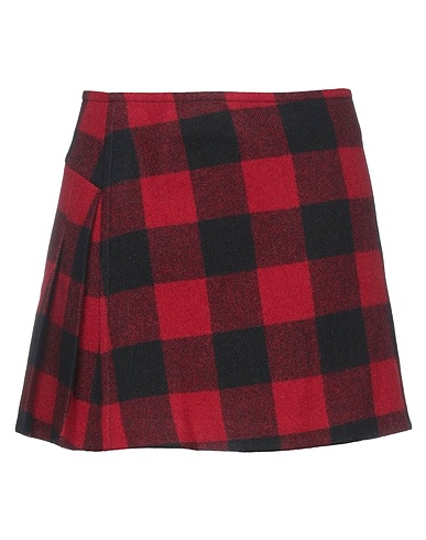 DSQUARED2 Mini skirt Red 100% Wool