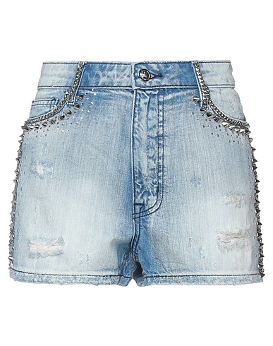 MET JEANS Shorts jeans Blu 100% Cotone