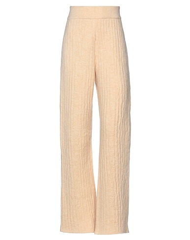 NANUSHKA Casual pants Pastel yellow 32% Acrylic, 26% Polyamide, 25% Wool, 15% Alpaca wool, 2% Elastane