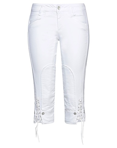 JACOB COHЁN Pantalone Bianco 96% Cotone, 4% Elastan