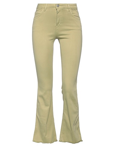 HAIKURE Pantaloni jeans Verde militare 85% Cotone, 11% Poliestere, 4% Elastan