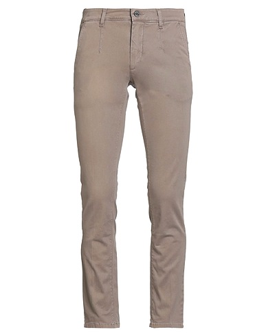 UNGARO Casual trouser Taupe 97% Cotton, 3% Elastane