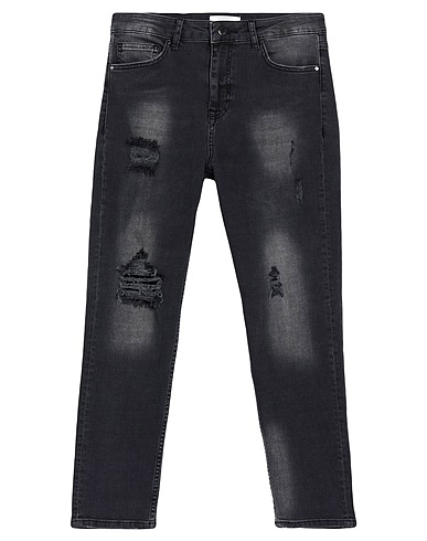 MET JEANS Boyfriend Braungrau 98% Baumwolle, 2% Elastan