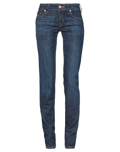 JACOB COHЁN Denim trousers Blue 97% Cotton, 3% Elastane