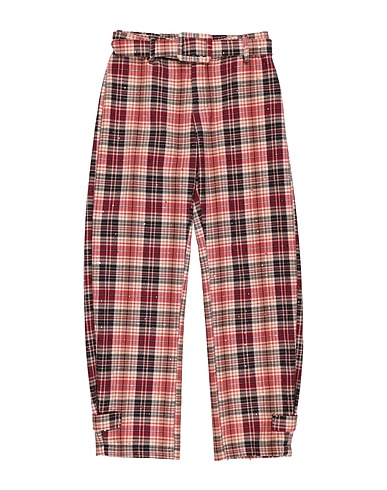 MEILISA BAI Casual trouser Rust Polyester, Viscose, Elastane, Lurex®