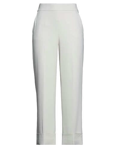ACCUÀ by PSR Pantalone Avorio 96% Viscosa, 4% Elastan