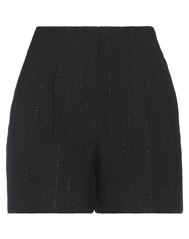 ARMANI EXCHANGE Shorts & Bermuda Black 80% Polyester, 13% Elastane, 7% Metallic fiber