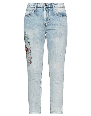 MET JEANS Denim pants Blue 100% Cotton