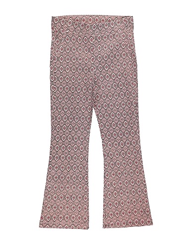 DIXIE Casual pants Pink 62% Polyester, 35% Viscose, 3% Metallic fiber