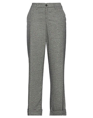 LATINO' Casual trouser Grey 45% Polyester, 32% Synthetic fibers, 16% Wool, 5% Silk, 2% Elastane
