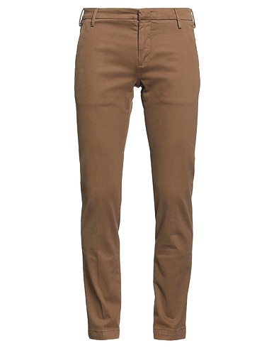 ENTRE AMIS Casual pants Camel 97% Cotton, 3% Elastane