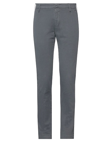 ENTRE AMIS Casual trouser Grey 97% Cotton, 3% Elastane