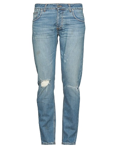 BE ABLE Denim trousers Blue 98% Cotton, 2% Elastane