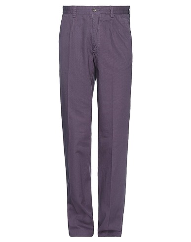 ADDICTION Pantalone Viola scuro 100% Cotone