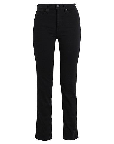 LEVI'S Denim trousers 724 HIGH RISE STRAIGHT
 Black 62% Cotton, 28% Viscose, 8% Polyester, 2% Elastane