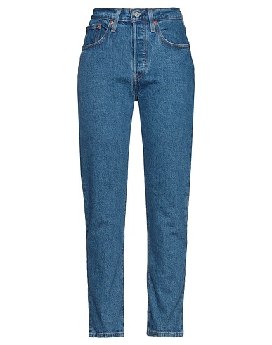 LEVI'S Denim trousers 501 CROP
 Blue 99% Cotton, 1% Elastane