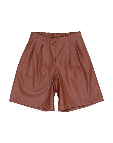 DIXIE Shorts & Bermuda Brown 50% Polyester, 50% Polyurethane