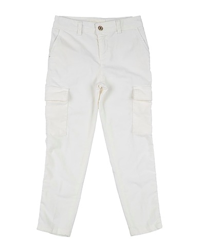 KOCCA Casual trouser White 98% Cotton, 2% Elastane