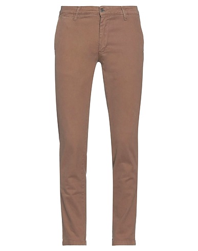 STILOSOPHY Casual trouser Khaki 97% Cotton, 3% Elastane