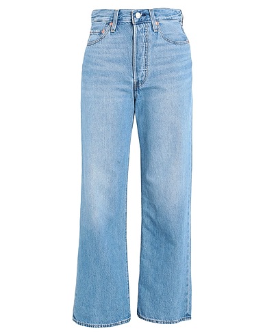 LEVI'S Denim trousers RIBCAGE STRAIGHT ANKLE
 Blue 79% Cotton, 21% Lyocell