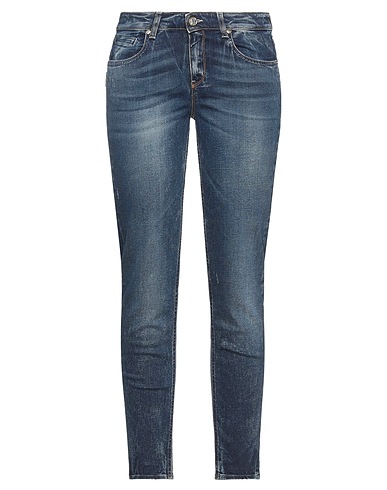 LATINO' Denim trousers Blue 93% Cotton, 5% Polybutylene, 2% Elastane