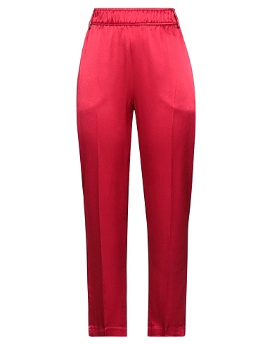 SEVENTY VENEZIA Casual pants Red 95% Viscose, 5% Wool