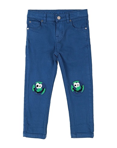 STELLA McCARTNEY KIDS Denim trousers Slate blue 98% Cotton, 2% Elastane