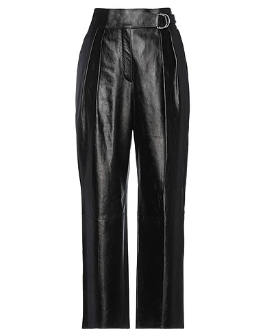 JIL SANDER Casual pants Black 100% Calfskin