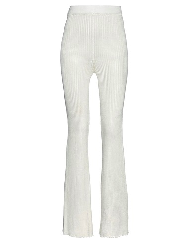 CALLE DEL MAR Casual trouser Ivory 100% Viscose